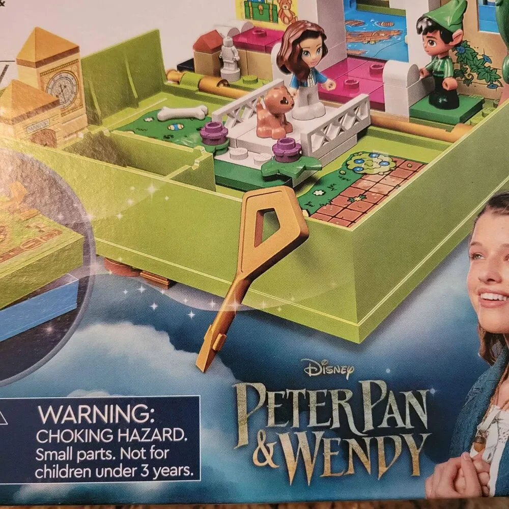 NEW LEGO 5+ Disney Peter Pan & Wendy Storybook Adventure 111 pieces 43220